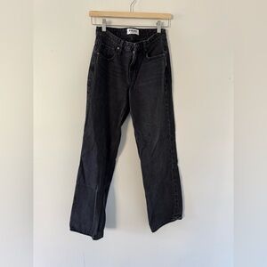 RSQ low rise straight black jeans size 24